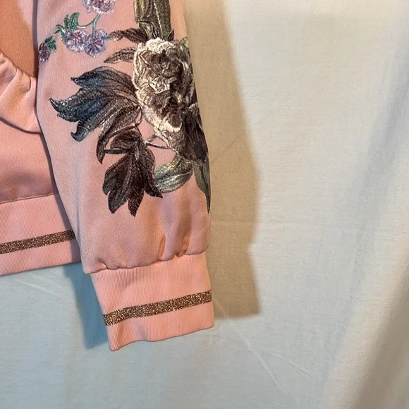 Ted Baker Women embroidered light weight jacket size 2 (US 4-6) pink - Picture 3 of 13